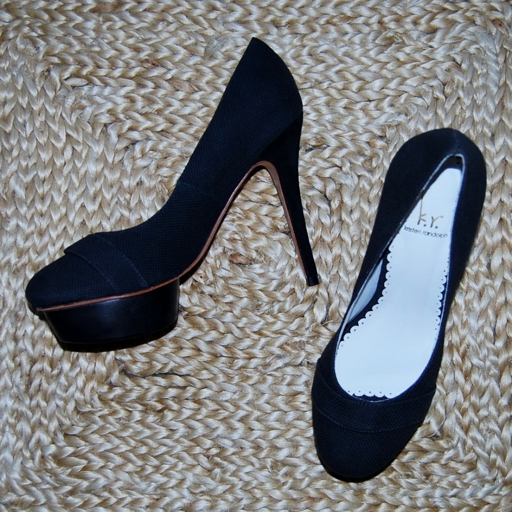 Kristen Randolph platform stiletto pumps